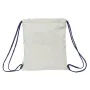 Sac à dos serré par des ficelles Benetton Varsity Gris Blue marine 35 x 40 x 1 cm de Benetton, Cartables - Réf : S4310018, Pr...