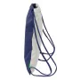 Saco Mochila com Cordas Benetton Varsity Cinzento Azul Marinho 35 x 40 x 1 cm de Benetton, Sacos escolares - Ref: S4310018, P...