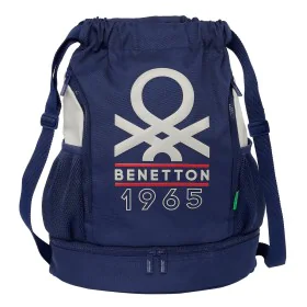 Sac à dos enfant Benetton Varsity Gris Blue marine 35 x 40 x 1 cm de Benetton, Cartables - Réf : S4310019, Prix : 16,98 €, Re...