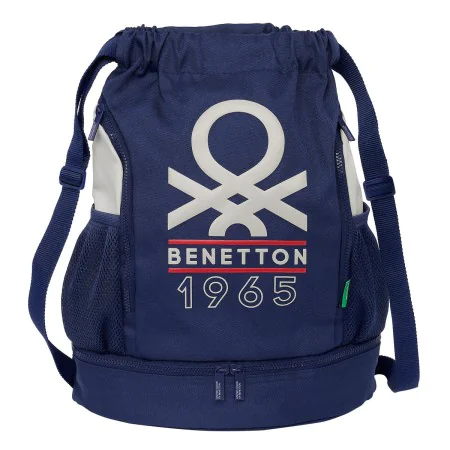 Sac à dos enfant Benetton Varsity Gris Blue marine 35 x 40 x 1 cm de Benetton, Cartables - Réf : S4310019, Prix : 16,29 €, Re...