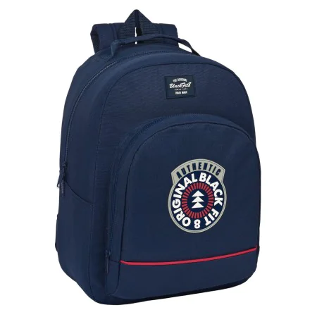 School Bag BlackFit8 Navy Blue 32 x 42 x 15 cm by BlackFit8, Children's Backpacks - Ref: S4310039, Price: 12,98 €, Discount: %