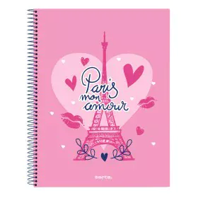 Libreta Safta Paris Rosa Azul marino A4 120 Hojas de Safta, Libretas de ejercicios - Ref: S4310101, Precio: 5,09 €, Descuento: %