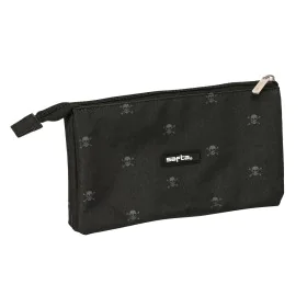 Trousse Fourre-Tout Triple Safta California Noir 22 x 12 x 3 cm de Safta, Trousses - Réf : S4310115, Prix : 6,46 €, Remise : %