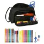 School Case with Accessories Safta California Black 20 x 11 x 8.5 cm (32 Pieces) by Safta, Pencil cases - Ref: S4310117, Pric...