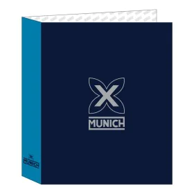 Raccoglitore ad anelli Munich Nautic Blu Marino A4 27 x 33 x 6 cm di Munich, Armadi schedari - Rif: S4310160, Prezzo: 5,72 €,...