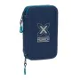 Double Pencil Case Munich Nautic Navy Blue 12.5 x 19.5 x 4 cm 28 Pieces by Munich, Pencil cases - Ref: S4310170, Price: 10,18...