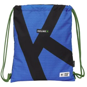 Sac à dos serré par des ficelles Kelme Royal Bleu Noir 35 x 40 x 1 cm de Kelme, Cartables - Réf : S4310211, Prix : 6,73 €, Re...