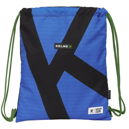 Bolsa Mochila con Cuerdas Kelme Royal Azul Negro 35 x 40 x 1 cm de Kelme, Bolsas escolares - Ref: S4310211, Precio: 6,05 €, D...