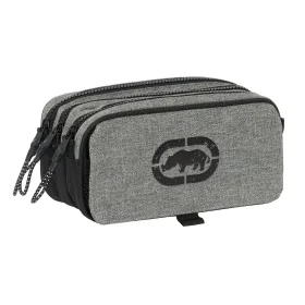 Portatodo Triple Eckō Unltd. Rhino Negro Gris 21,5 x 10 x 8 cm de Eckō Unltd., Estuches - Ref: S4310241, Precio: 8,99 €, Desc...