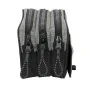 Trousse Fourre-Tout Triple Eckō Unltd. Rhino Noir Gris 21,5 x 10 x 8 cm de Eckō Unltd., Trousses - Réf : S4310241, Prix : 8,9...