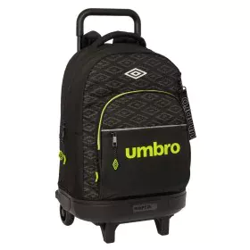 Cartable à roulettes Umbro Lima Noir 33 X 45 X 22 cm de Umbro, Sacs à dos enfant - Réf : S4310253, Prix : 61,36 €, Remise : %