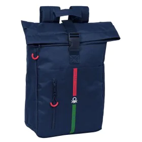 Zaino per Portatile Benetton Italy Blu Marino 28 x 42 x 13 cm di Benetton, Borse e custodie per laptop e netbook - Rif: S4310...