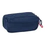 Trousse Fourre-Tout Triple Benetton Italy Blue marine 21,5 x 10 x 8 cm de Benetton, Trousses - Réf : S4310274, Prix : 8,99 €,...