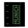 Carpeta de anillas Munich Caviar Negro 27 x 32 x 3.5 cm de Munich, Archivadores - Ref: S4310282, Precio: 9,09 €, Descuento: %