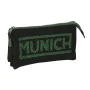 Triple Carry-all Munich Caviar Black 22 x 12 x 3 cm by Munich, Pencil cases - Ref: S4310283, Price: 6,68 €, Discount: %