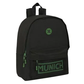 Laptop Backpack Munich Caviar Black 31 x 40 x 16 cm by Munich, Bags and covers for laptops and netbooks - Ref: S4310286, Pric...