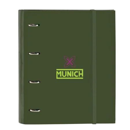 Carpeta de anillas Munich Bright khaki Verde 27 x 32 x 3.5 cm de Munich, Archivadores - Ref: S4310288, Precio: 8,18 €, Descue...