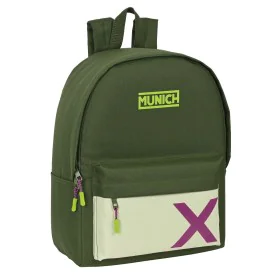 Mochila para Portátil Munich Bright Khaki Verde 31 x 40 x 16 cm de Munich, Bolsas y fundas para portátiles y netbooks - Ref: ...