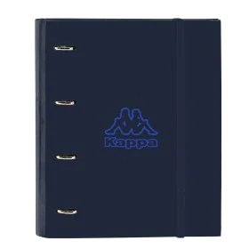 Ring binder Kappa Blue night Navy Blue 27 x 32 x 3.5 cm by Kappa, Filing cabinets - Ref: S4310294, Price: 9,09 €, Discount: %