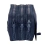 Trousse Fourre-Tout Triple Kappa Blue night Blue marine 21,5 x 10 x 8 cm de Kappa, Trousses - Réf : S4310295, Prix : 8,99 €, ...