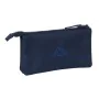 Trousse Fourre-Tout Triple Kappa Blue night Blue marine 22 x 12 x 3 cm de Kappa, Trousses - Réf : S4310296, Prix : 6,68 €, Re...