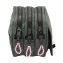 Trousse Fourre-Tout Triple Kappa Silver pink Gris 21,5 x 10 x 8 cm de Kappa, Trousses - Réf : S4310304, Prix : 8,99 €, Remise...