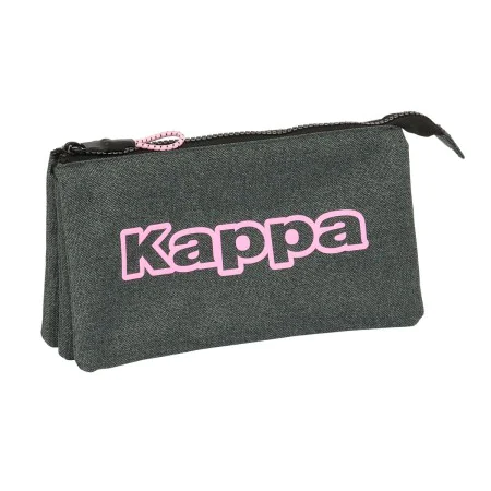 Dreifaches Mehrzweck-Etui Kappa Silver pink Grau 22 x 12 x 3 cm von Kappa, Federmäppchen - Ref: S4310305, Preis: 7,95 €, Raba...