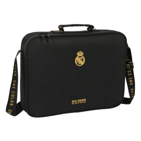 School Satchel Real Madrid C.F. Black 38 x 28 x 6 cm by Real Madrid C.F., Children's Backpacks - Ref: S4310328, Price: 16,44 ...