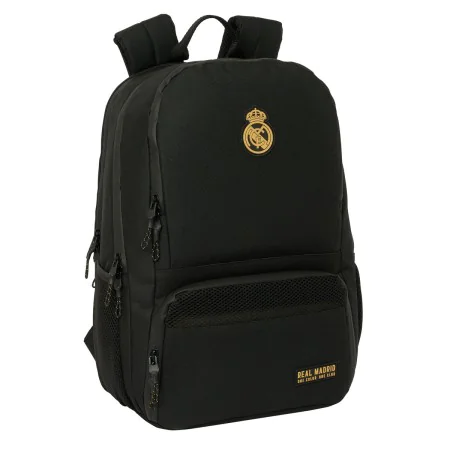 Mochila de Pádel Real Madrid C.F. Negro de Real Madrid C.F., Bolsas y paleteros - Ref: S4310330, Precio: 52,56 €, Descuento: %