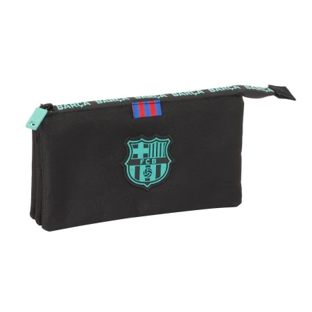 Trousse Fourre-Tout Triple F.C. Barcelona Noir 22 x 12 x 3 cm de F.C. Barcelona, Trousses - Réf : S4310368, Prix : 8,66 €, Re...