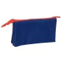 Trousse Fourre-Tout Triple Atlético Madrid Bleu Rouge 22 x 12 x 3 cm de Atlético Madrid, Trousses - Réf : S4310395, Prix : 9,...