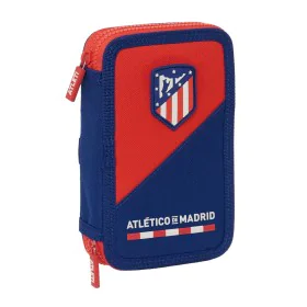 Doppel-Federtasche Atlético Madrid Blau Rot 12.5 x 19.5 x 4 cm (28 Stücke) von Atlético Madrid, Federmäppchen - Ref: S4310397...