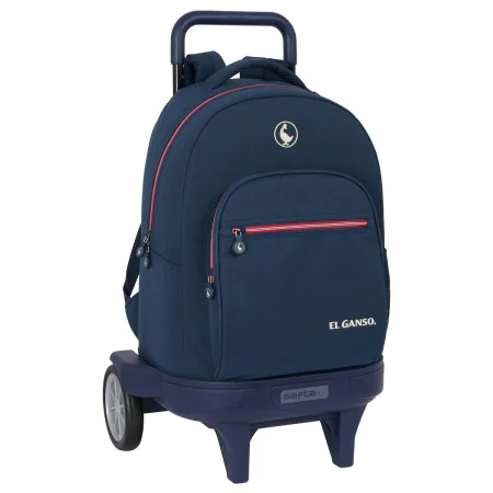 School Rucksack with Wheels El Ganso Classic Navy Blue 33 X 45 X 22 cm by El Ganso, Children's Backpacks - Ref: S4310432, Pri...