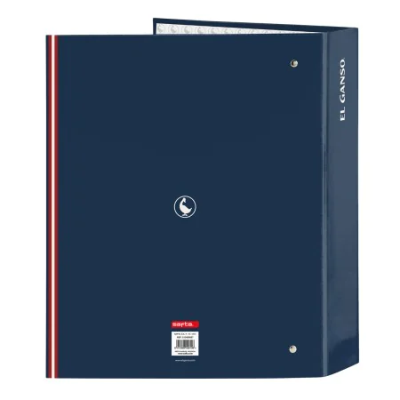 Reliure à anneaux El Ganso Classic Blue marine A4 27 x 33 x 6 cm de El Ganso, Classeurs - Réf : S4310436, Prix : 8,35 €, Remi...