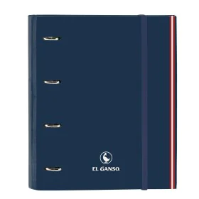 Ring binder El Ganso Classic Navy Blue 27 x 32 x 3.5 cm by El Ganso, Filing cabinets - Ref: S4310437, Price: 16,37 €, Discoun...