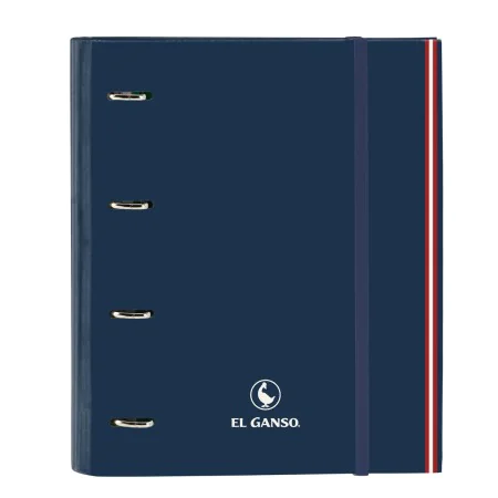 Ring binder El Ganso Classic Navy Blue 27 x 32 x 3.5 cm by El Ganso, Filing cabinets - Ref: S4310437, Price: 15,71 €, Discoun...