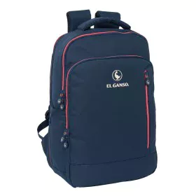 Laptop Backpack El Ganso Classic Navy Blue 29 x 44 x 15 cm by El Ganso, Bags and covers for laptops and netbooks - Ref: S4310...