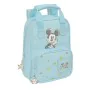 Mochila Escolar Mickey Mouse Clubhouse Baby Azul Claro 20 x 28 x 8 cm de Mickey Mouse Clubhouse, Mochilas infantis - Ref: S43...