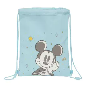 Rucksacktasche mit Bändern Mickey Mouse Clubhouse Baby Blau 26 x 34 x 1 cm von Mickey Mouse Clubhouse, Schulranzen - Ref: S43...