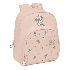 School Bag Minnie Mouse Baby Pink 28 x 34 x 10 cm by Minnie Mouse, Children's Backpacks - Ref: S4310470, Price: 26,67 €, Disc...