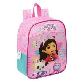 School Bag Gabby's Dollhouse Party Pink 22 x 27 x 10 cm by Gabby's Dollhouse, Children's Backpacks - Ref: S4310514, Price: 19...