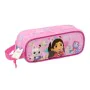 Double Carry-all Gabby's Dollhouse Party Pink 21 x 8 x 6 cm by Gabby's Dollhouse, Pencil cases - Ref: S4310517, Price: 11,54 ...