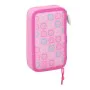 Double Pencil Case Gabby's Dollhouse Party Pink 12.5 x 19.5 x 4 cm 28 Pieces by Gabby's Dollhouse, Pencil cases - Ref: S43105...