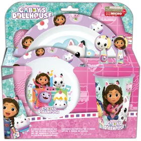 Set di stoviglie per bambini Gabby's Dollhouse Party (5 Pezzi) di Gabby's Dollhouse, Servizi da tavola per bambini - Rif: S43...