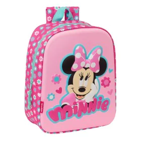 3D Child bag Minnie Mouse Pink 22 x 27 x 10 cm by Minnie Mouse, Children's Backpacks - Ref: S4310528, Price: 8,97 €, Discount: %