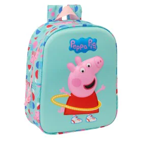 Mochila Escolar Peppa Pig Verde Cor de Rosa 22 x 27 x 10 cm 3D de Peppa Pig, Mochilas infantis - Ref: S4310544, Preço: 8,97 €...