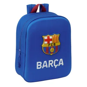 School Bag F.C. Barcelona Navy Blue 22 x 27 x 10 cm 3D by F.C. Barcelona, Children's Backpacks - Ref: S4310560, Price: 10,47 ...