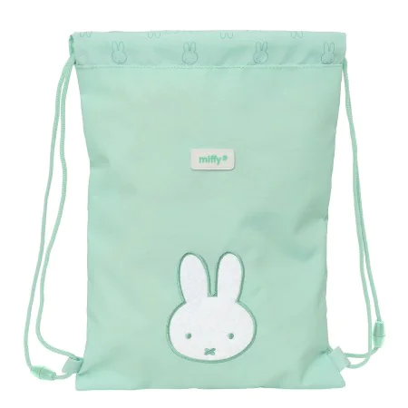 Saco Mochila com Cordas Miffy Menta Menta 26 x 34 x 1 cm de Miffy, Sacos escolares - Ref: S4310571, Preço: 12,22 €, Desconto: %