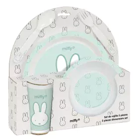 Conjunto de pratos infantil Miffy Menta (5 Peças) de Miffy, Louças infantis - Ref: S4310575, Preço: 10,81 €, Desconto: %