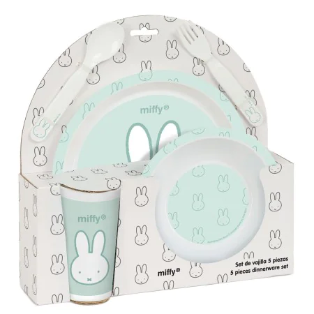 Kinder Geschirrset Miffy Menta (5 Stücke) von Miffy, Kindergeschirr - Ref: S4310575, Preis: 10,81 €, Rabatt: %